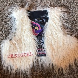 Designer kids fur vest